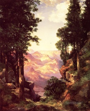 Thomas Moran Painting - Grand Canyon Rocky Mountains School Thomas Moran